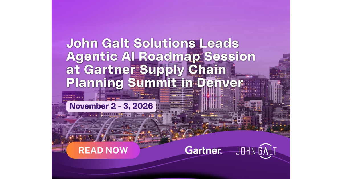 John Galt Solutions Leads Agentic AI Roadmap Session at Gartner Supply Chain Planning Summit in Denver