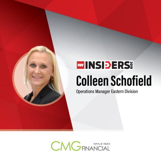 CMG Financial's Colleen Schofield Recognized as 2019 HousingWire Insider