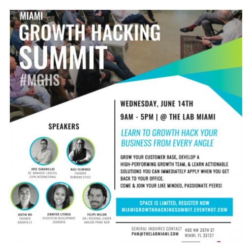 Lab Ventures Announces Miami's First Growth Hacking Summit, June 14, 2017, at The LAB Miami