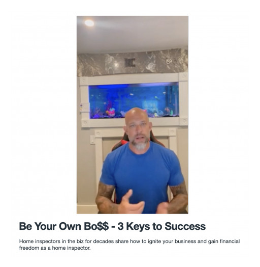 Be Entered to Win a $695 Training Package by Joining the 'Be Your Own Boss: 3 Keys to Succe$$' Webinar With Celebrity Home Inspector Joe Mazza