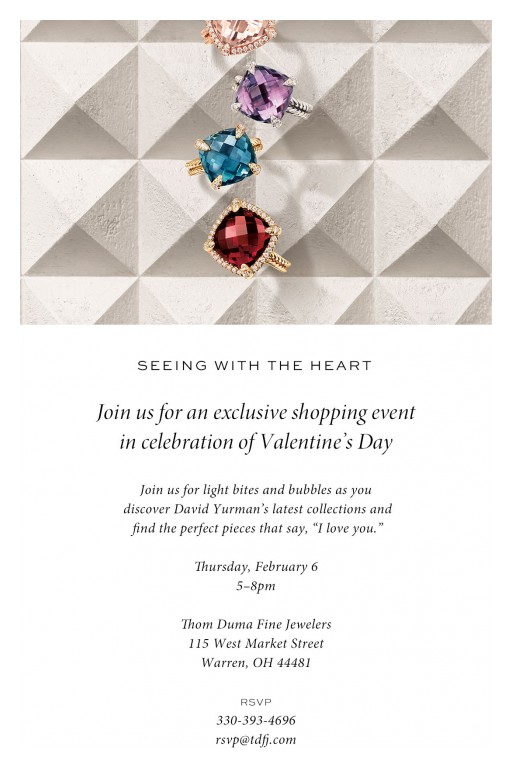 From Feb. 6-9, Jeweler Thom Duma Fine Jewelers Will Be Holding a Special David Yurman Event