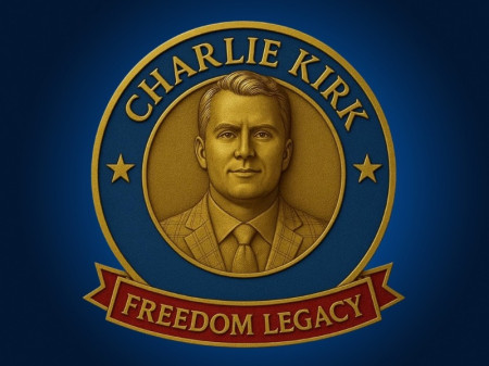 Charlie Kirk Golden Badge: Limited Edition Patriot Collectible