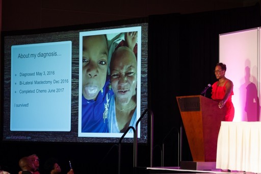 Breast Cancer Survivor Speaks to Sold-Out Crowd