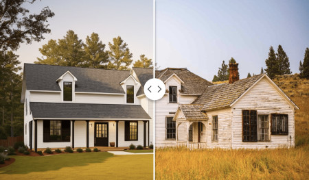 Virtual House Flip — Before and After