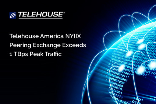 Telehouse America NYIIX Peering Exchange Exceeds 1 TBPS Peak Traffic