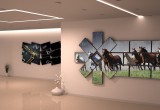 SynClan Artistic Video Wall (Art Gallery)