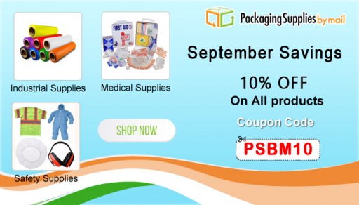 PackagingSuppliesByMail Announces Sitewide Sale on All Website Orders to Encourage Professional Packaging Mechanisms