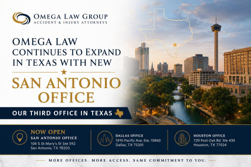 Omega Law Continues to Expand in Texas With New San Antonio Office