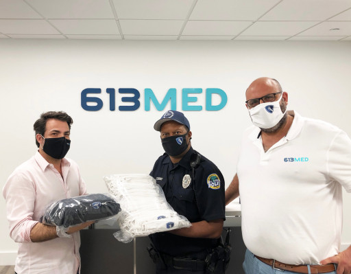 Growing Medical Supply Company, 613 MED, Supports Local Police Foundation