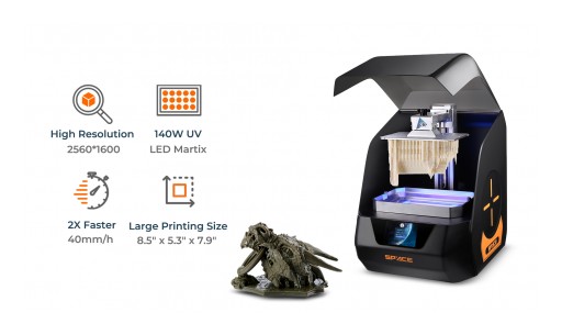SPACE 3D Launches and Makes Large-Scale SLA 3D Printing Affordable for Everyone