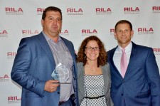 Adam Partway Accepting RILA Award for Digital Safety USA