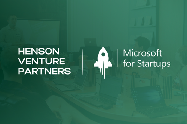 Henson Venture Partners × Microsoft for Startups Partnership Graphic