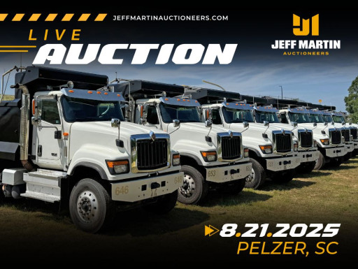 Jeff Martin Auctioneers, Inc. to Conduct the Absolute Dump Truck Auction of the Year