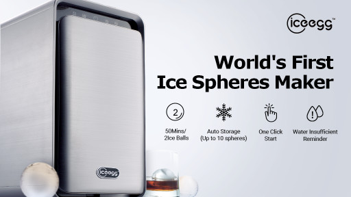 Iceegg Announces Launch of World's First Home-Use Ice Spheres Maker