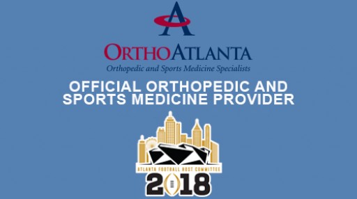 OrthoAtlanta is Official Orthopedic and Sports Medicine Provider to Atlanta Football Host Committee for 2018 College Football Playoff National Championship