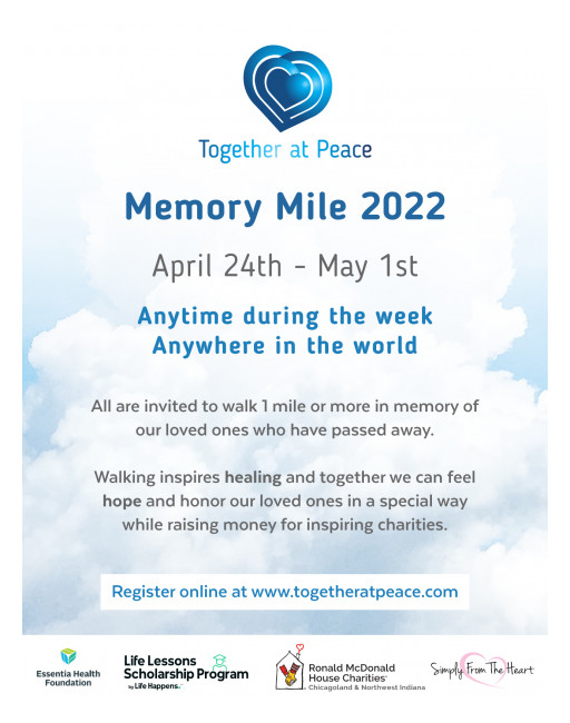 Together at Peace Presents the Memory Mile 2022 and the 'Up' Collection