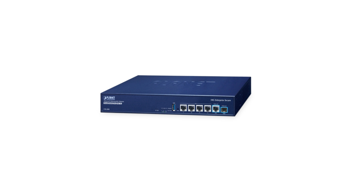 PLANET Technology USA Introduces the CSG-800 Cybersecurity Gateway