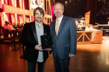 Jimmy Wayne receives Babineaux Award for Foster Care.
