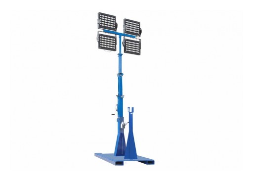 Larson Electronics Releases LED Light Tower, 1000W, 6.7' to 20', (4) LEDs With Diffusers, 50' Cord