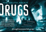 They handed out copies of The Truth About Drugs booklets.