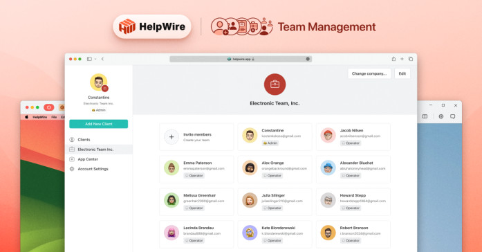 HelpWire Team Management