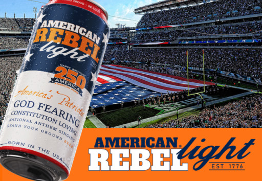 FLY REBEL LIGHT, FLY! American Rebel Light Beer Lands at Lincoln Financial Field - America's Patriotic Beer Has Arrived at One of America's Greatest Stadiums