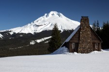 Historic Warming Hut at Mt. Hood Skibowl in Oregon