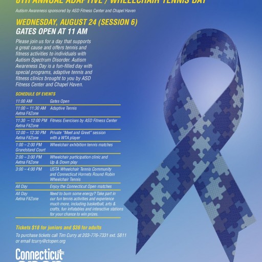 Autism Awareness Day at the Connecticut Open
