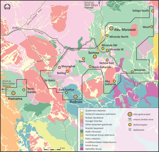 Aton Reports up to 97.9% Gold Recovery From Initial Scoping Level Metallurgical Testwork at the Semna Prospect