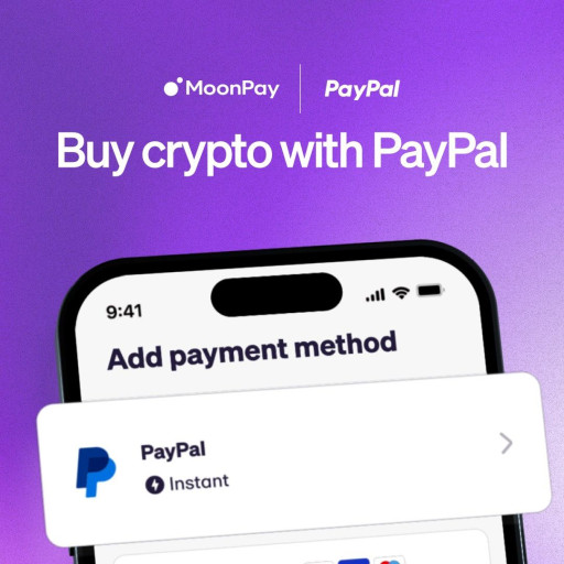 MoonPay Now Lets Users Buy & Sell Crypto funded by PayPal