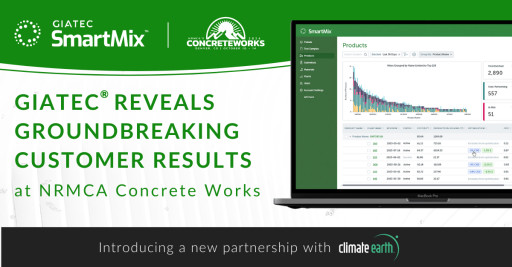 Giatec SmartMix Showcases Groundbreaking Customer Results at NRMCA Concrete Works 2024