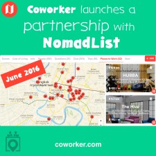 Coworker launches partnership with NomadList