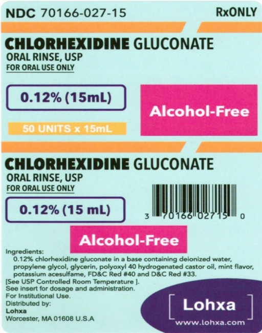 Lohxa LLC Issues Voluntary Nationwide Recall of Chlorhexidine Gluconate Oral Rinse USP, 0.12% Due to Microbial Contamination