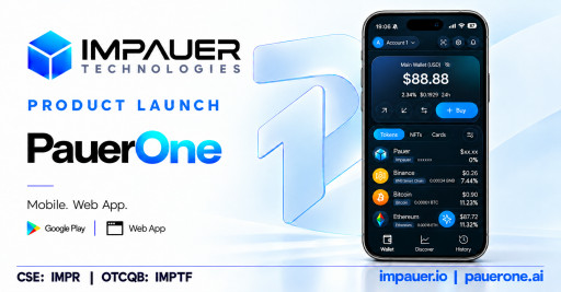 Impauer Technologies Announces Commercial Launch of Pauerone Wallet V1 Across Android, Web, And Browser Extension