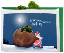 Sack Up - Holiday Greeting Gift Bag