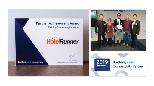 HotelRunner Recognized by Booking.com as Its Premier Connectivity Partner and the Top Connectivity Performer