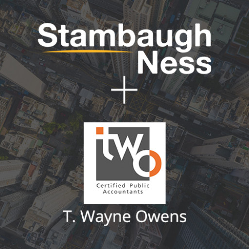 Stambaugh Ness Announces Acquisition of T. Wayne Owens & Associates, PC and TWO CPAs & Consultants, Inc. (TWO)