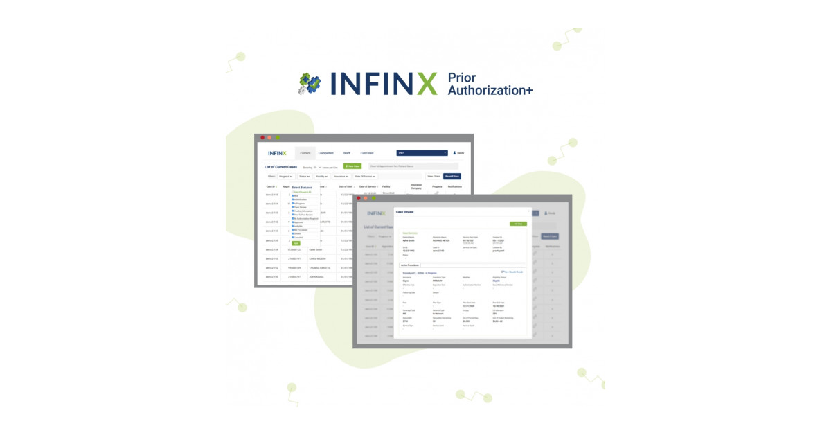 Infinx Ui Infinx Releases a Complete Patient Financial Verification Product for ...