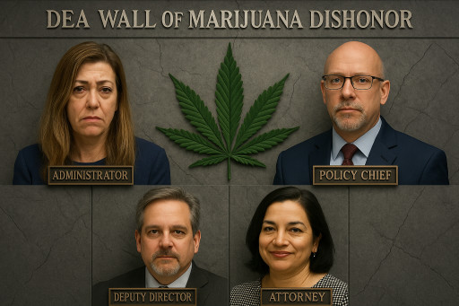 Biden's DEA Wall of Marijuana Dishonor: The DEA Pattern of Corruption Is Now Impossible to Deny, President Trump Fixing