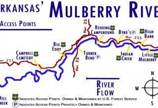  Mulberry River Map