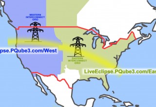 North American electric power grids