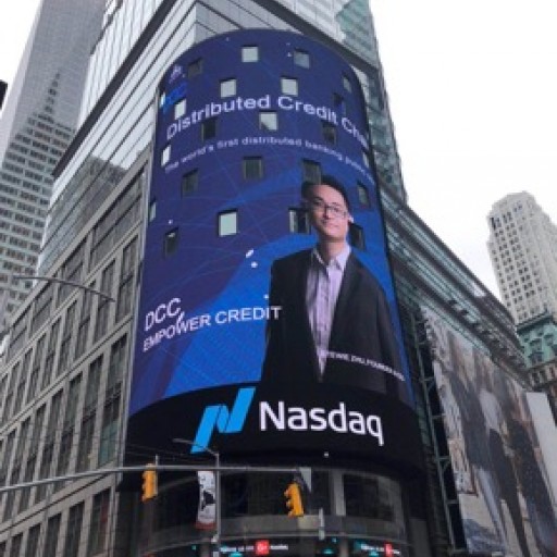 DCC Debuts on Nasdaq Tower in Times Square