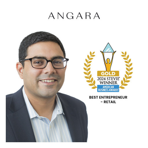 Ankur Daga, CEO of Angara, Wins Gold Stevie® Award for Best Entrepreneur - Retail in 2024 American Business Awards®