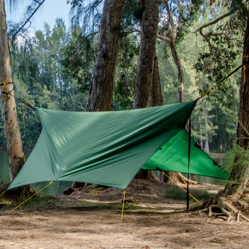 Inventor Designs the World's Most Versatile Camping Tarp and Gets Funded on Kickstarter in 1 Hour!