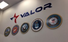 VALOR Logo and Military Seals