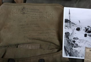 D-Day Invasion Carried U.S. Marked Canvas Bag of Lt. Henry L Oakes