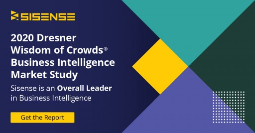 Sisense Ranked as an Overall Leader in Credibility and in Customer Experience in 2020 Dresner Business Intelligence Market Study
