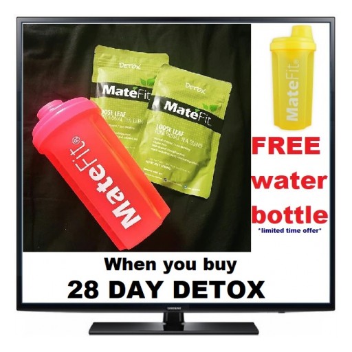 Free Yellow Shaker Bottle when you buy MateFit Teatox  28 Day Detox  *Limited Time Offer*