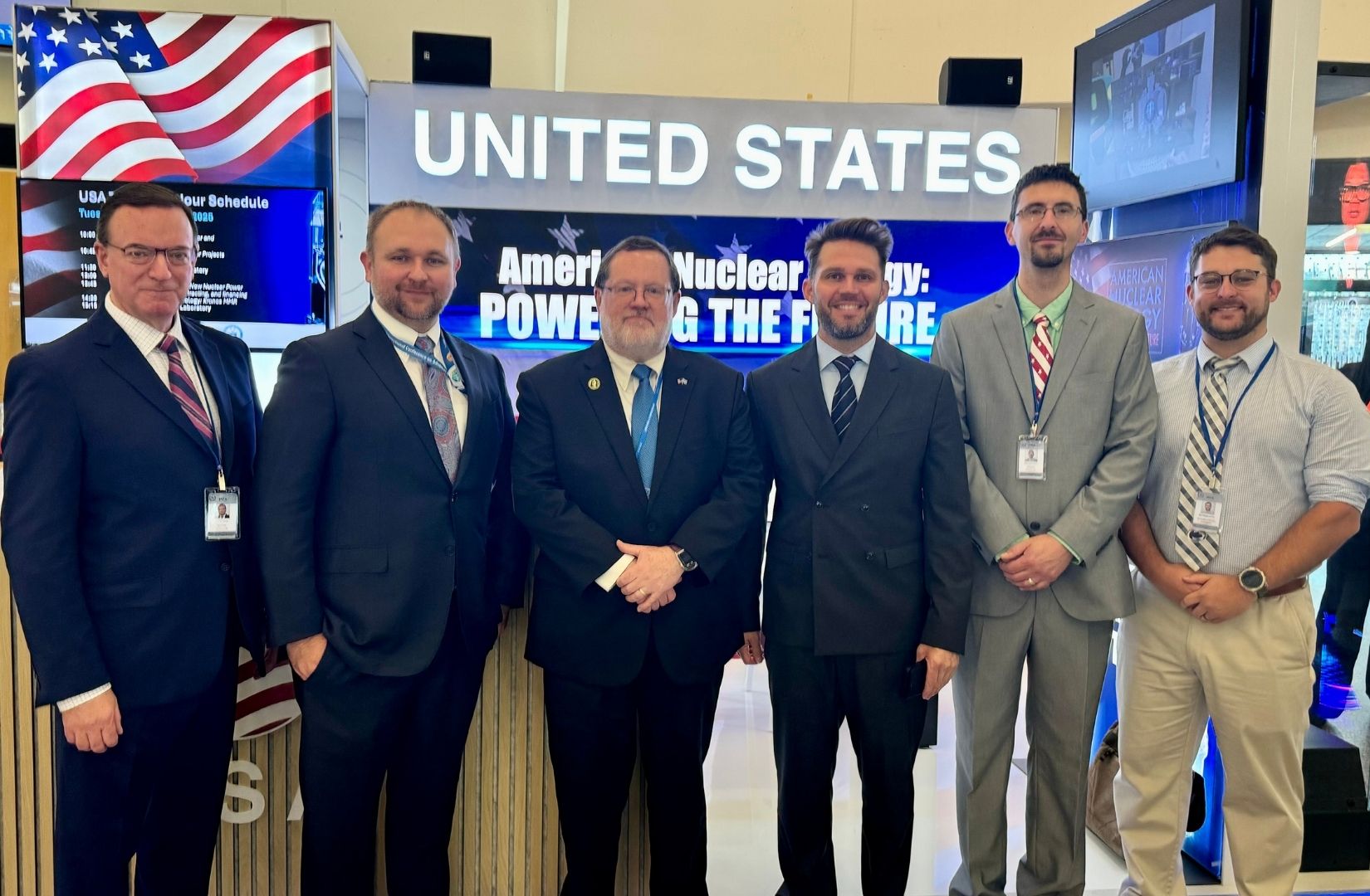 Acting Assistant Secretary of Nuclear Energy Dr. Mike Goff with Awardees