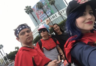 Some 'ZombieCON' team members at Anime Expo